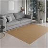 DE-COmmerce Tappeto bambù Massive, 17mm Indurito Listello La Nuovi Generazione Non Bordato Tappeto Soggiorno Cucina Made in Germany - Nature, 120x180 cm