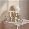 Declea Targa in Legno Ubi tu ubi Ego Scritta d'Amore, Decorazione d'appoggio per la casa, Idea Regalo San Valentino per Lui Lei, Lettere in Legno Decorativo, Design
