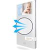 baby idea Materasso Lettino 60x120 Antisoffoco Sfoderabile a Norma EN16890:2017+A1:2021 Lavabile Materasso Culla Neonato Ipoallergenico, Ergonomico per tutte le Stagioni (Bianco/Blu)