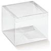 Aurora Store 20x Scatoline Quadrate in PVC Trasparente - 12x12x10 cm Scatoline portaconfetti bomboniere Feste Matrimonio Compleanno 20 Pezzi