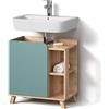 Livinity Mobiletto per lavabo Marano, Grigio-blu, 60 x 65 cm