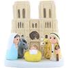 Palais du Rosaire Presepe di Natale Notre Dame de Paris in ceramica - Articoli Religiosi di Natale - Culto Cristiano Cattolico in