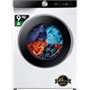 Samsung Lavatrice Slim AI Control WW90DG6G94LK/U3 Libera installazione, 9 Kg, Wifi, Ecodosatore, AI Energy Mode, Carica Frontale, Corpo: Bianco, Oblò e Pannello: Nero, 59,5l x 85h x 46,5p cm
