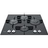 Hotpoint FTGHG 641 D/HA(BK) 60 cm, 4 fuochi, Nero, griglie in ghisa