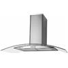 Suinga Campana decorativa vetro motore 100 W classe energetica B 2 filtri smontabili Dimensioni: 90 x 47 x 60,3 - 94,8 cm.