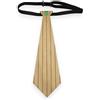 Il Cravattino.com ILCRAVATTINO.COM Cravatta Corta in Legno, Cravattino Modello VERTICAL LINES, per Eventi Eleganti, Stile Audace e Glamour, 13 inserti disponibili