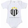 Generico Body neonato manica corta personalizzabile passione bianconera calcio (2-3 mesi)