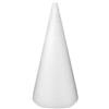 Generico Cono Polistirolo Base Diametro 5 cm Altezza 8 cm Confezione 19 Pezzi Decorazione Artigianale Addobbi per Ricorrenze