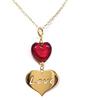 Handmade Venetiaurum - Collana per Donna Con Cuore In Vetro Artistico Di Murano e Argento 925 - Gioiello Made In Italy Certificato