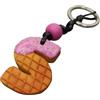 Handmade Generico Portachiavi Gelato Personalizzato con Iniziale Fatto a Mano