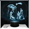 Lampephoto.fr - Lampada 3D Moderna Presepe Gesù Cristo Religione, Luce Notturna Tattile, Regalo Deco Cattolica Cristiana Cristo, Lampada Presepe Gesù Cristo Religione, Idea Regalo Natale Cristiano TOP