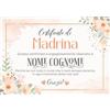 Generic Certificato Madrina Battesimo. Attestato/Diploma Ringraziamento Madrina. Idea Regalo Battesimo Bimbo Bimba. Personalizzato con Nome della Madrina. Sorpresa Originale. Design 01 (A5 (14,8x21cm))