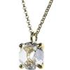 ANEMONE JEWELRY Anemone Rotonda Collana Ciondolo Quarzo - Elegante Collana Oro per Donne - Affascinante Collana Lunga, Collana Personalizzata, Collana Cristallo - Gioielli Fatti a Mano con Scatola Regalo