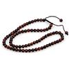 Handmade Collana a catena catena di perle 6mm occhio di tigre rosso lunghezza circa 50 cm + perle da 10 cm collana di perle per donna e uomo