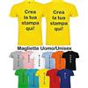 Italian Style Diffusion Maglietta personalizzata T-Shirt con Stampa Personalizzata Personalizzabile Uomo Donna Unisex