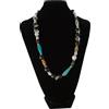 Handmade Generico collana pietre dure colorate onice agata turchese e marrone bigiotteria regalo signora