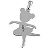 Moun Jewels Ciondolo Baby Dancer in agento nichel free