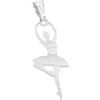 Moun Jewels Ciondolino Ballerina con tutù, in argento 925.