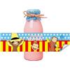 Generico 1 pezzo Adesivi personalizzati Bottiglia acqua, george, compleanno, festa, party kit, battesimo, bomboniera, segnaposto (ANM-05-BOT2)