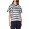WEEKEND MaxMara Max Mara Weekend T-Shirt Basic in Cotone a Righe Blu e Bianco WKDVENACO 009 L