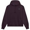 Dolly Noire Felpa Uomo, con Cappuccio, Logo sul Petto e Maxi Stampa sul Dietro a Contrasto, Tasca Davanti, Polsi e Orlo rifiniti, vestibilità Regular, Colore Purple Dust Viola Purple Du