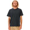 Rip Curl Tee T-Shirt, Nero Slavato, M Uomo