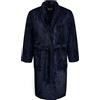 KAM Vestaglia in tessuto di velluto Kingsize da uomo blu navy 5XL (888), Marina Militare, XXXXXL