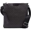 Roccobarocco - Borsa a tracolla in poliuretanica, nero (43 X 33 X 17 cm)