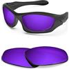 BlazerBuck Lenti di ricambio polarizzate anti-sale per occhiali da sole Oakley Monster Dog, Viola cosmico - Polarizzato, 0