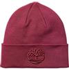 Timberland Berretto da Uomo con Ricamo Tonal 3D Embroidery Rosso Codice TB0A2PJREIC