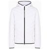 Emporio Armani EA7 Piumino da Uomo Packable Premium Shield con Cappuccio - 8NPB14 Colore Bianco Misura XS