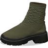 Generisch Donna Inverno British Moda Piattaforma Goffo Stivaletti Caldi Scarpe All'aperto, verde militare, 39 EU