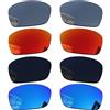 Acefrog 4 paia di lenti polarizzate di ricambio per occhiali da sole Oakley Hijinx, perfettamente compatibili, infrangibili, antigraffio, confezione risparmio, multicolore, Taglia unica