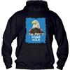 Vestin Felpa con Cappuccio Bambino Ragazzo Basic Top qualità Top vestibilità - sul Prato Verde VOLA - novità Fashion Divertenti Humor Youtuber New Bambina Made in Italy (Nero, 7-8)