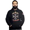 Feudalesimo e Libertà Schioppi et Rosacee - Felpa Unisex - Hard Rock - Appetite for Destruction - Felpa Nera con Cappuccio - Stampa Fronte e Retro - M