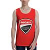 KVHSVEGO Compatible with Ducati Canotte da Uomo Canotte muscolari Senza Maniche Canotte da Uomo