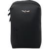 DIELLE AERONAUTICA MILITARE Monospalla trasformabile a Zaino Uomo - art. AM-483 Nero gommato- cm. 30x20x10