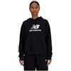 New Balance Sport Essentials French Terry Logo Hoodie da Donna Black XS