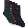 HUGO 5p Rs Gift Xmas CC 10273537 01 Socks Set, Open Miscellaneous 960, 40-46 Uomo