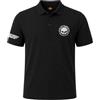 Harley-Davidson Polo da uomo classica a 3 bottoni con licenza H-D, Willie G, nero, L