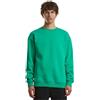 Build your Brand Felpa da Uomo con Scollo Rotondo, Classica Felpa da Uomo, Taglia XS - 5XL, Verde Erba, XL