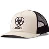 Ariat Cappello da Uomo Ricamato con Logo Cachi e Marrone