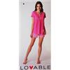 LOVABLE Pigiama Donna Corto Fucsia Fucsia S