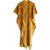 INDACORIFY Abito Caftano in Cotone 100%, Sartoria da Donna Stampata Floreale, Abito Lungo Caftano Indiano Fatto a Mano, Bellissima Spiaggia (Design-8)
