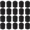 Cabilock Cappello da Cuoco Monouso Alto 12 Pollici in Carta Nera 20 Pezzi | Scuole di Catering e Collegi, Comodo e Delicato sulla Pelle, Uso in Cucina per Cuochi e Fornai