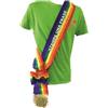 PELUSCIAMO Fascia Da Sindaco Arcobaleno Personalizzabile | Fasce Per Adulti Made In Italy Fasce Pace Multicolore Pride PS 04628-PRS