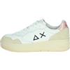 SUN68 Sneakers Donna Basse con Platform Z44234 0131 Basket Love Lady Taglia 39 Bianco