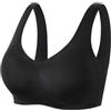 Generic Reggiseni Per Mastectomia Senza Cuciture Per Tutti I Giorni Reggiseno Con Tasca Comfort Post Operatorio Per Protesi Mammarie In Silicone(Black,XL)