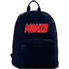 Tipolitografia Ghisleri Zaino ultras MONZA adulto bambino in nylon con tasche cerniera e spalline - prodotto personalizzato