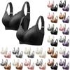 Generic Reggiseni senza ferretto per le donne Reggiseno senza cuciture Reggiseno senza fili per seno grande Comfort Reggiseni morbidi da donna T-shirt bralette senza ferretto Reggiseno push up senza cuciture